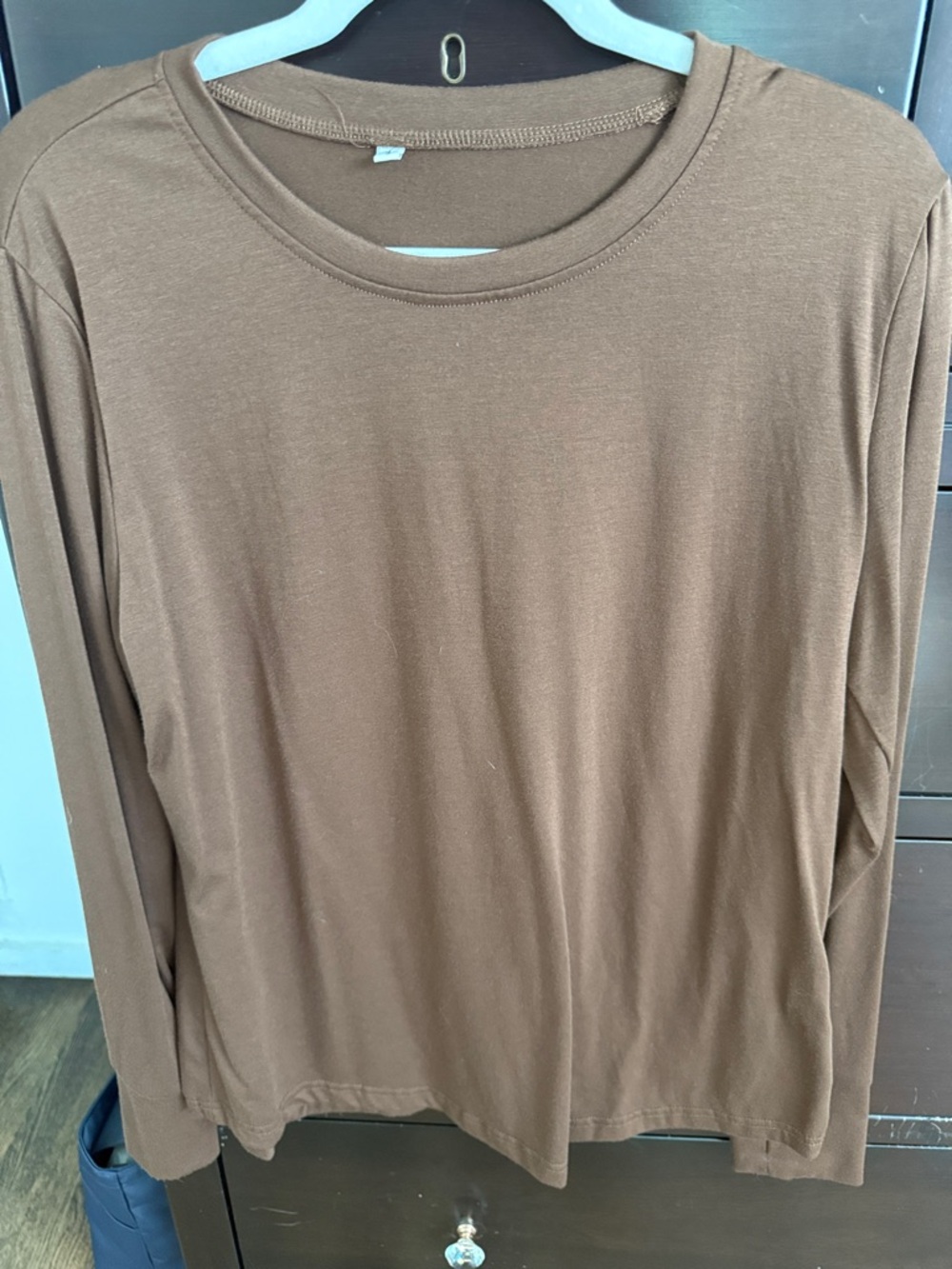 Classic Brown Long Sleeve Tee